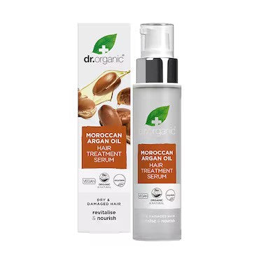 Dr Organic Hair Treatment Serum Organic Moroccan Argan Oil 100ml