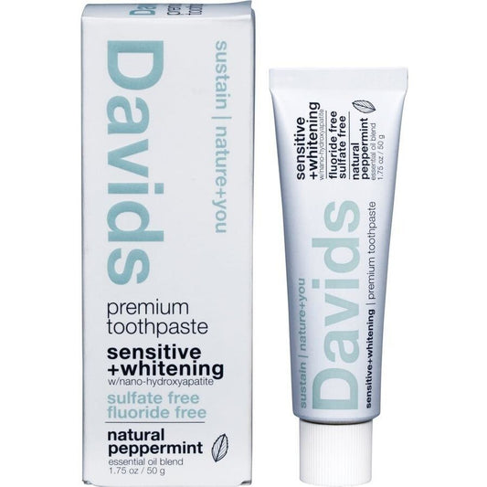 Davids Hydroxi Toothpaste Sensitive + Whitening Peppermint 50g