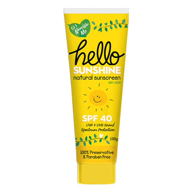 123 Nourish Me Hello Sunshine Sunscreen 100g