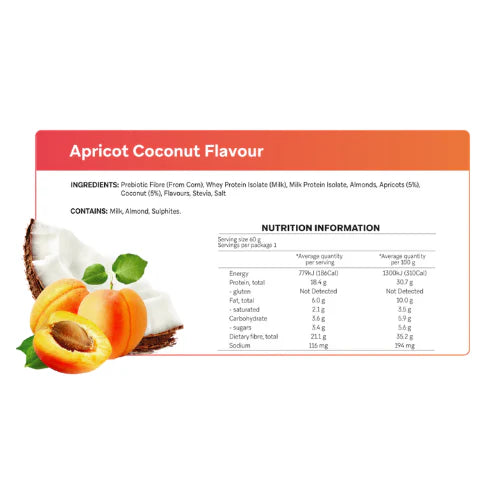 Smart Protein Bar Apricot Coconut Flavour 60g