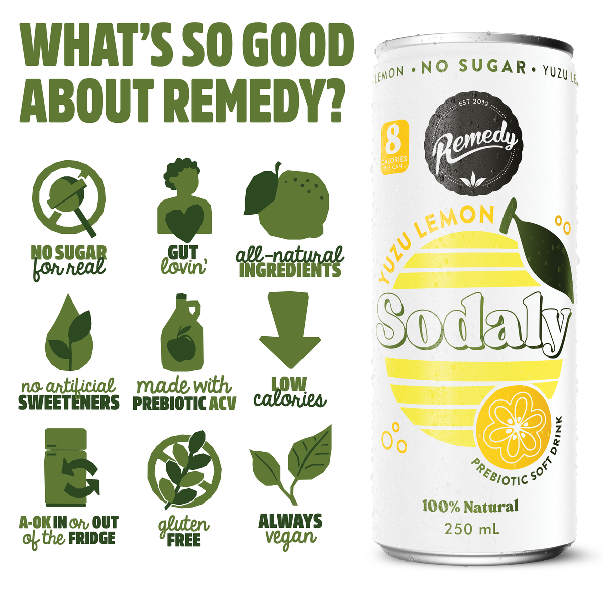 Remedy Sodaly key features