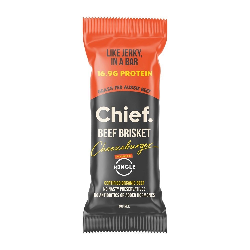 Chief. Cheezeburger Beef Bars 40g *LIMITED EDITION*
