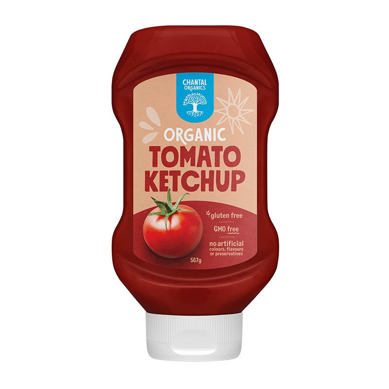 Chantal Organics Organic Tomato Ketchup Squeeze 567g