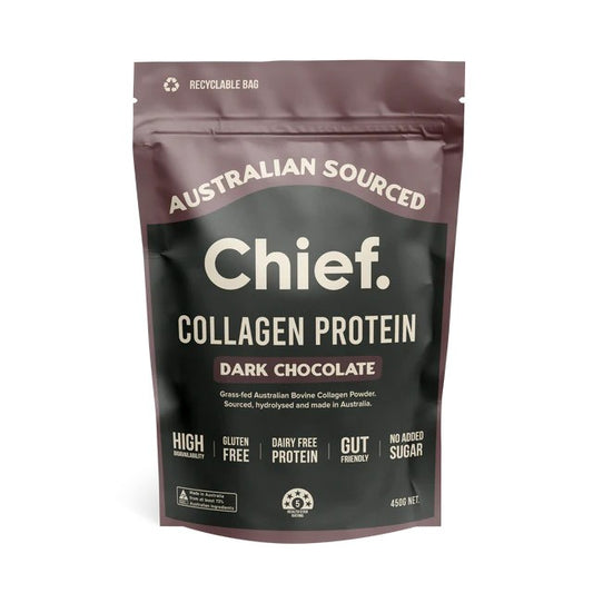 Chief. Grass-fed Collagen Protein Powder Dark Chocolate 450g