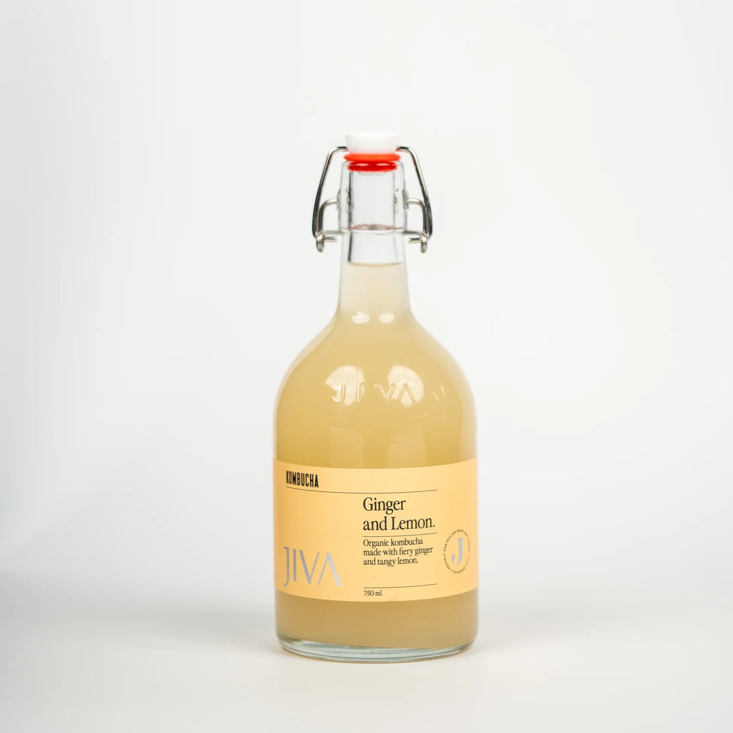 Jiva Kombucha Ginger and Lemon 750ml