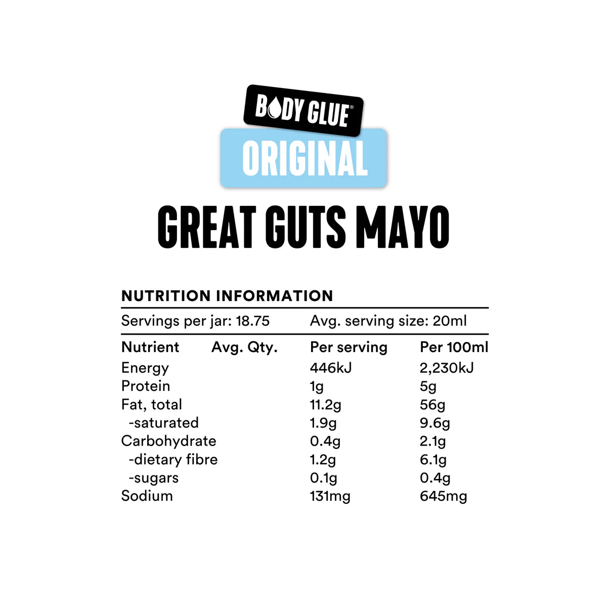 Gevity Rx Bone Broth Great Guts Mayo 375ml