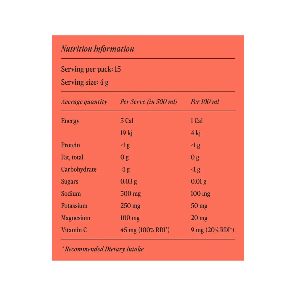 HYRO Electrolyte Sachets Tropical 15 x 4g