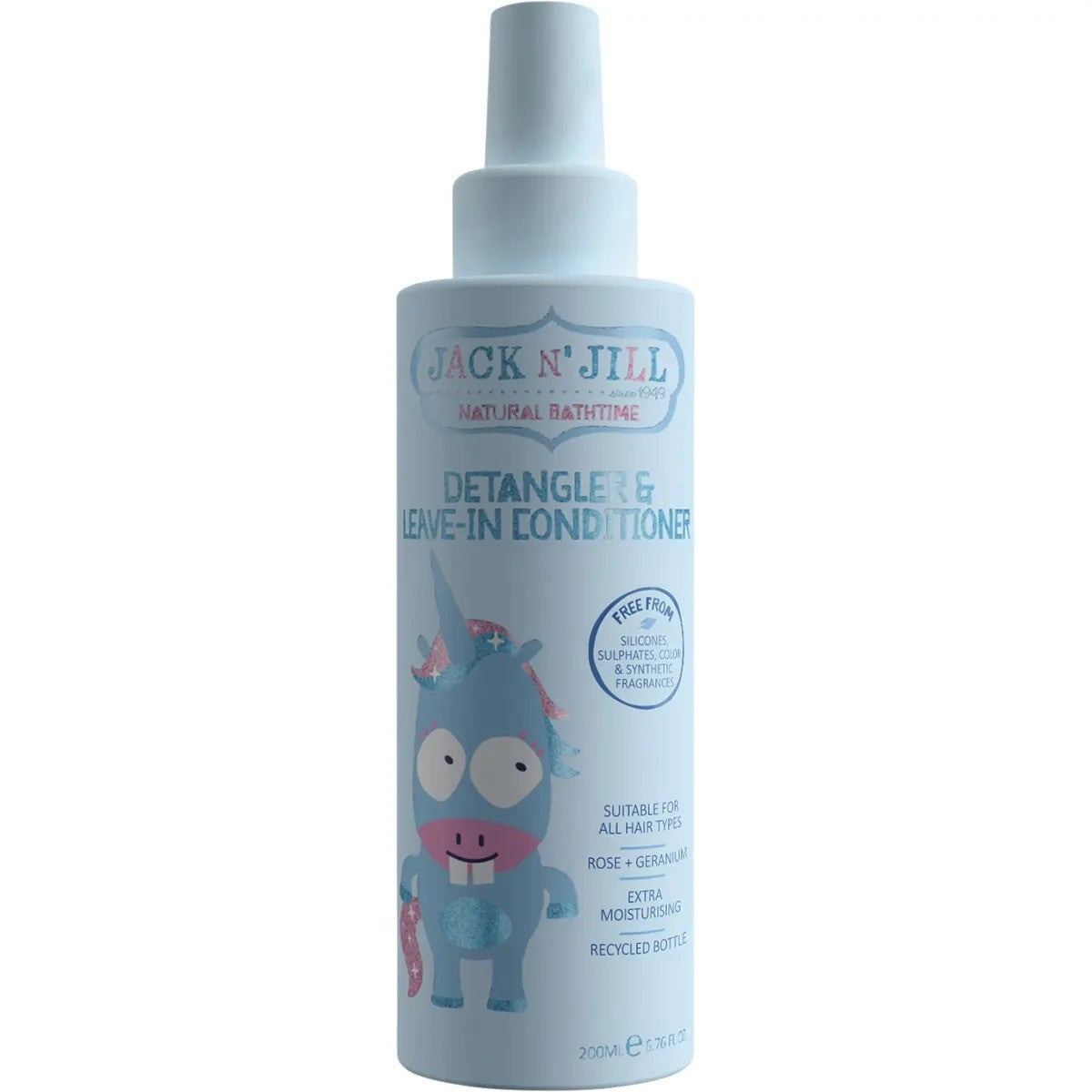 Jack N' Jill Detangler & Leave-in Conditioner Rose & Geranium 200ml