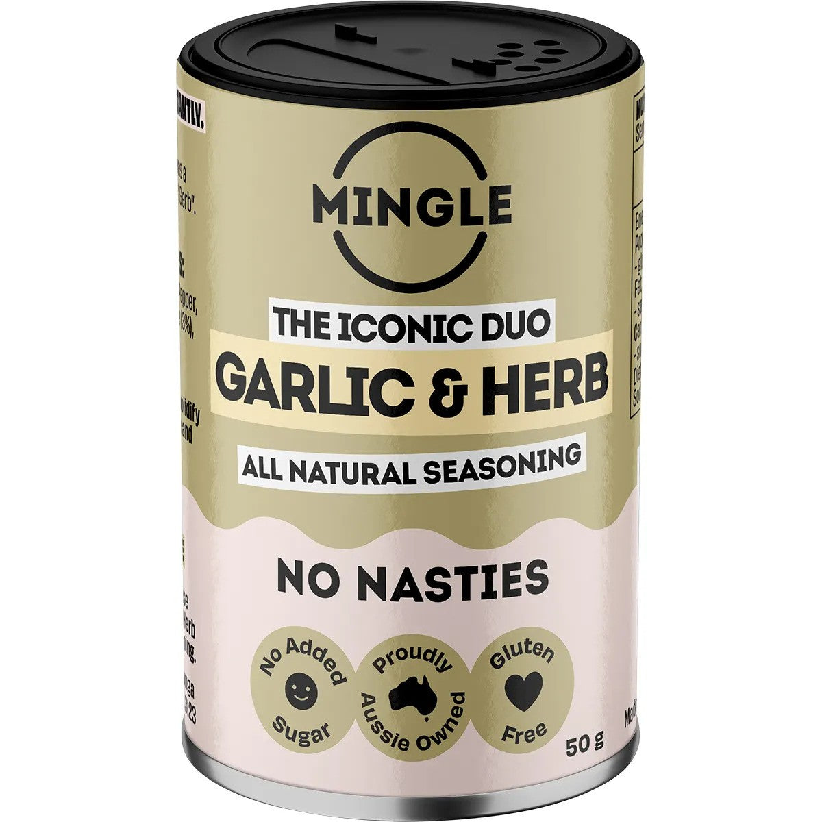 Mingle Natural Seasoning Blend Garlic & Herb 50g