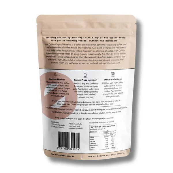 Not Coffee Original Hazelnut Ground 200g