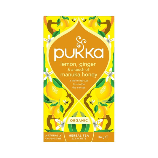 Pukka Herbal Tea Lemon, Ginger & Manuka Honey
