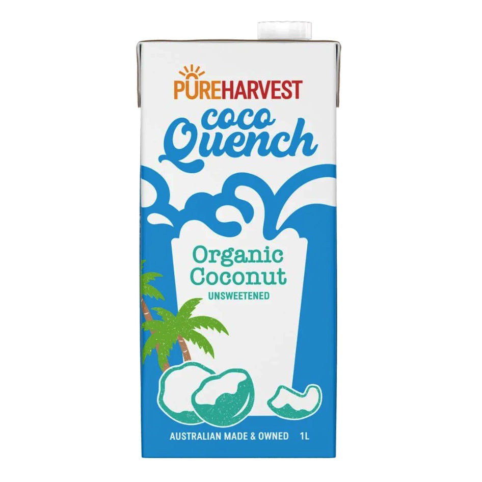 Pure Harvest Coco Quench Organic Coconut Unsweetened 1L