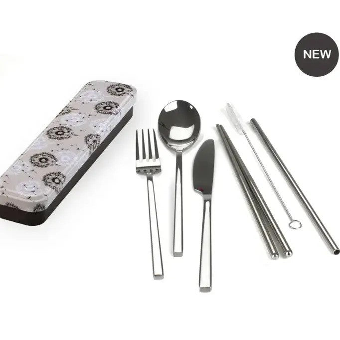 Retro Kitchen Dandelion Stainless Steel Cutlery Set
