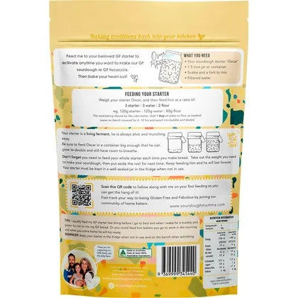 Sourdough Mumma Feed My Starter Mix Gluten Free 500g