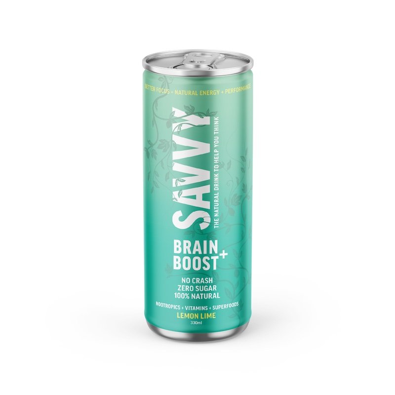 Savvy Brain Boost Lemon Lime 330ml