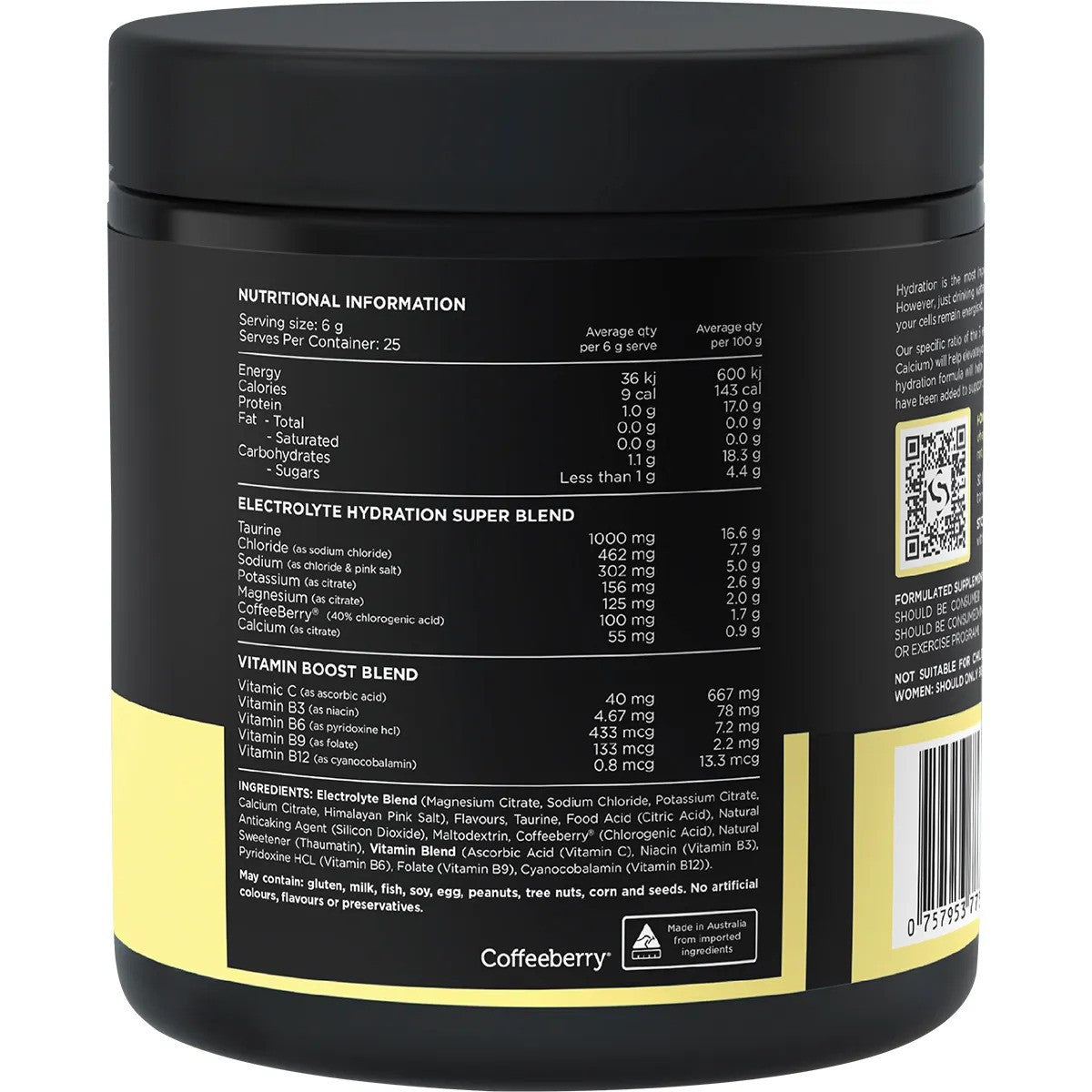Switch Nutrition Hydrate Electrolyte & Rehydration Lemon Lime 150g