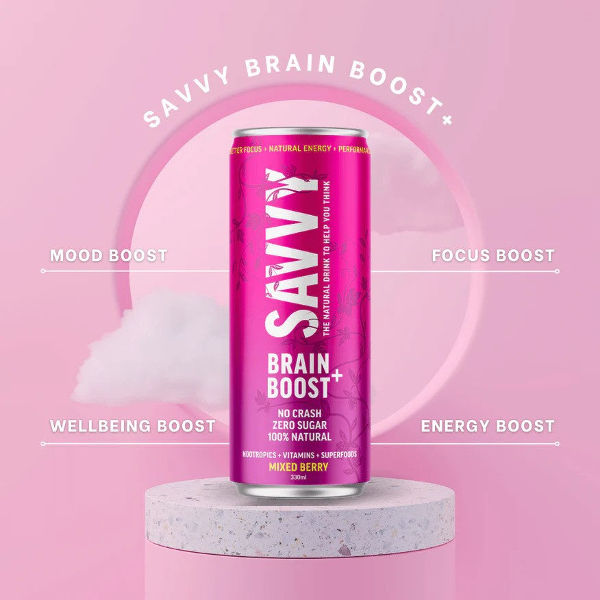 Savvy Brain Boost Mixed Berry 330ml