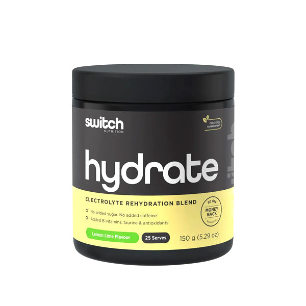 Switch Nutrition Hydrate Electrolyte & Rehydration Lemon Lime 150g
