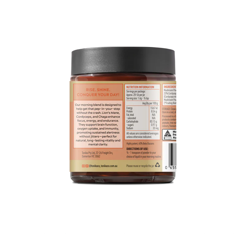 Tonika Organic Adaptogenic Wake Powder 90g