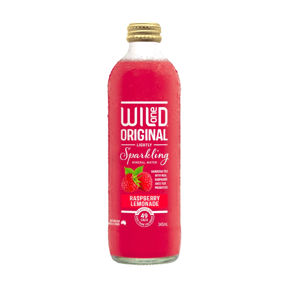 Wild One Sparkling Water Raspberry Lemonade 345ml