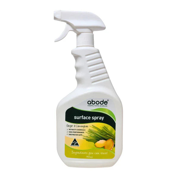 Abode Surface Spray Ginger & Lemongrass 750ml