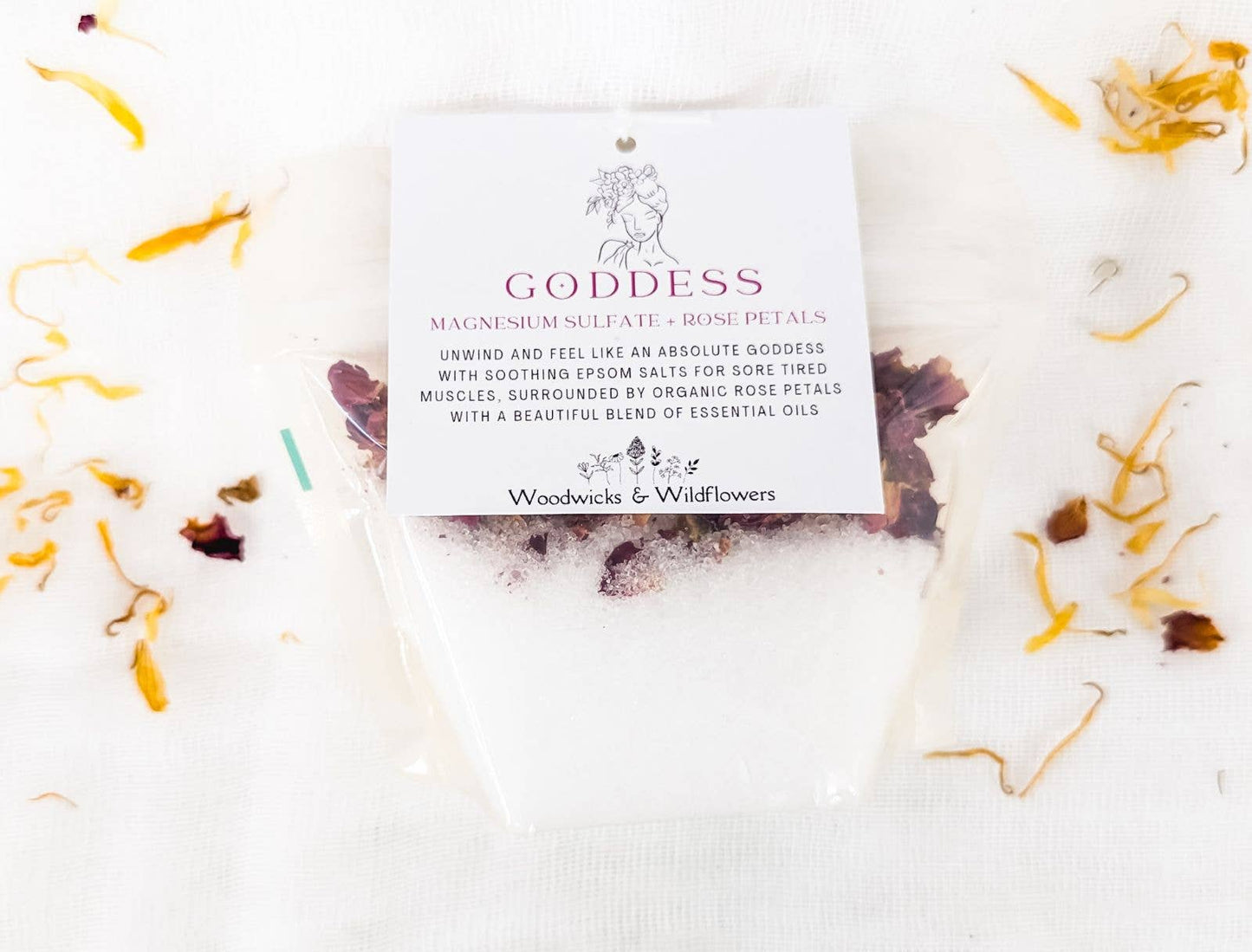 Woodwicks & Wildflowers - Goddess Bath Soaks - Small