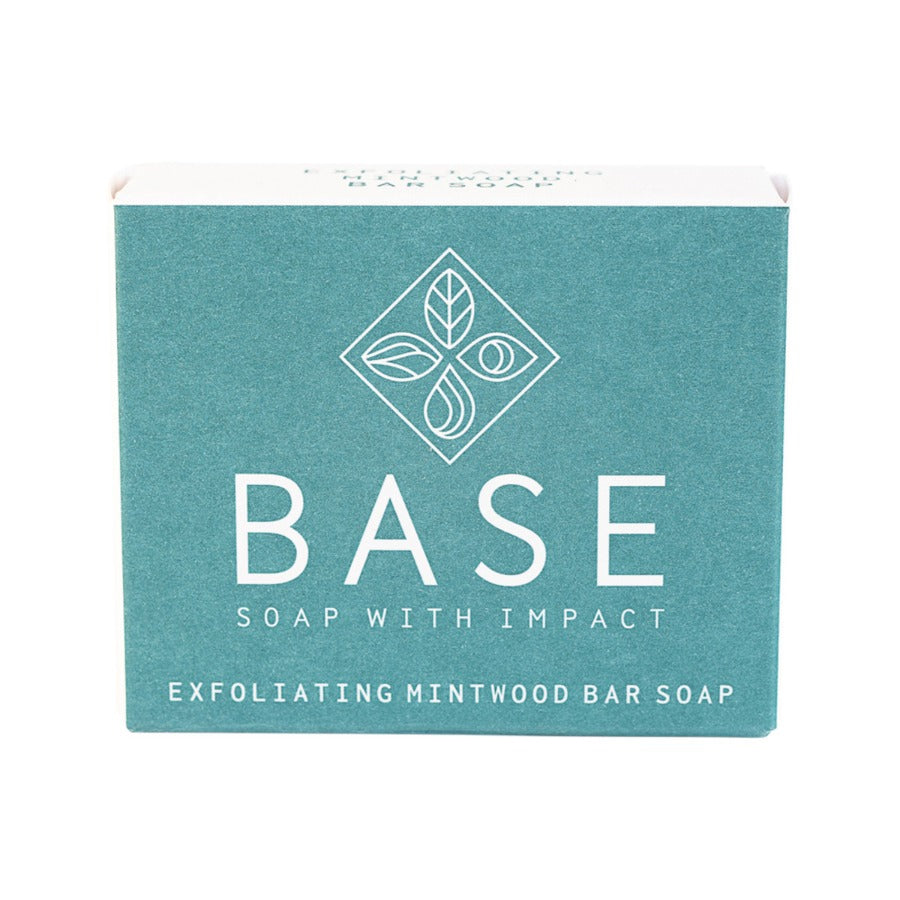 Base Soap With Impact Exfoliating Mintwood Bar 120g