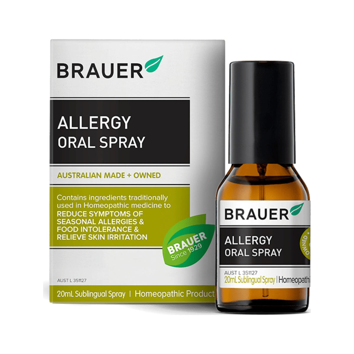 Brauer Allergy Relief Oral Spray 20ml
