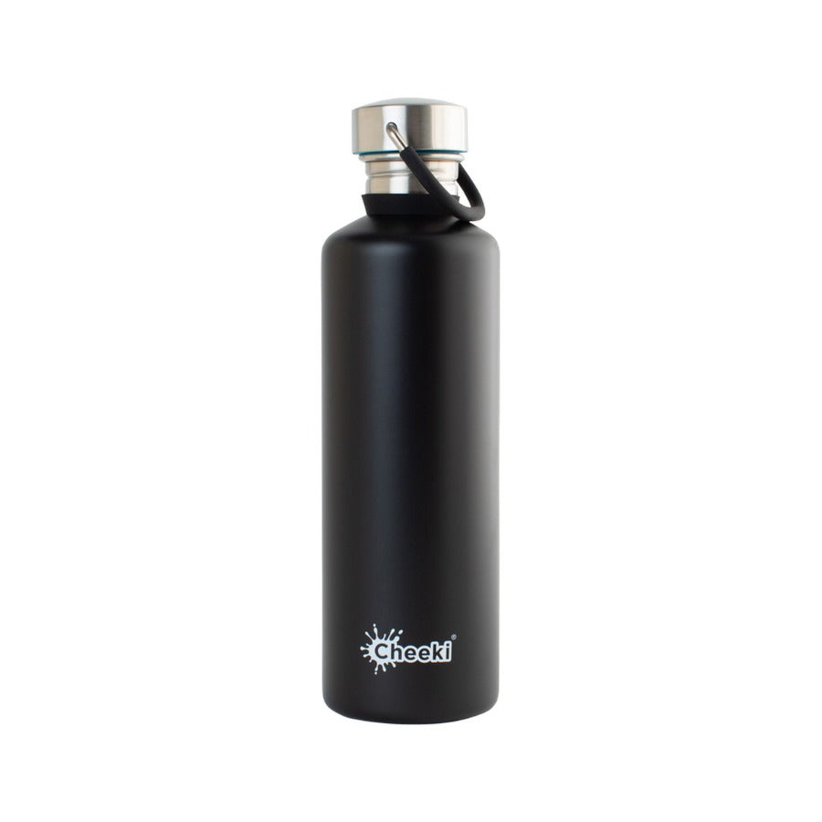 Cheeki Stainless Steel Bottle Classic Matte Black 750ml