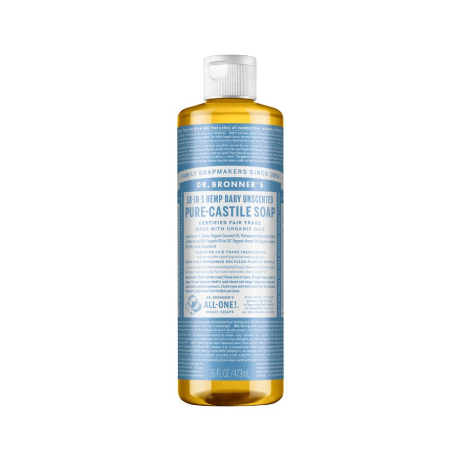 Dr Bronner's Pure Castile Soap Liquid 473ml
