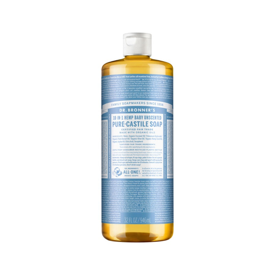 Dr Bronner's Pure Castile Soap Liquid 946ml