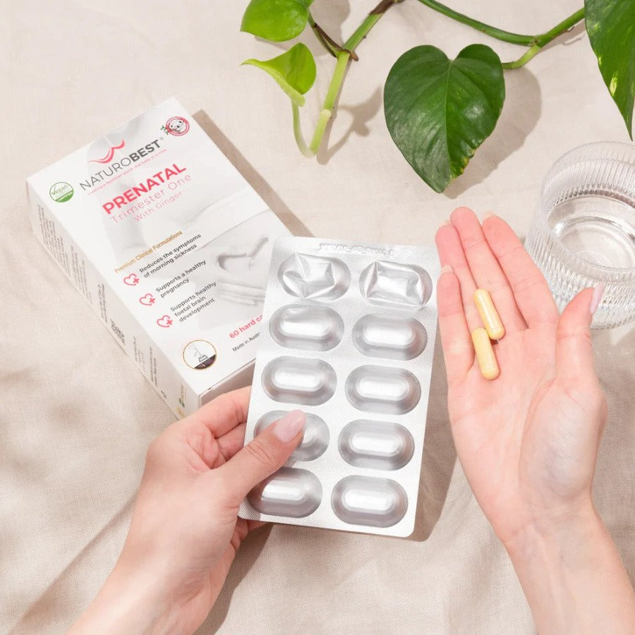 NaturoBest Prenatal Trimester One with Ginger 60c