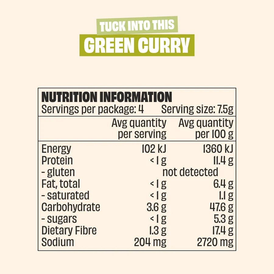 Mingle Sachet Green Curry 30g