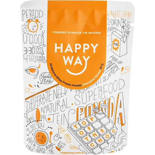 Happy Way MINI Whey Protein Powder Chocolate 60g