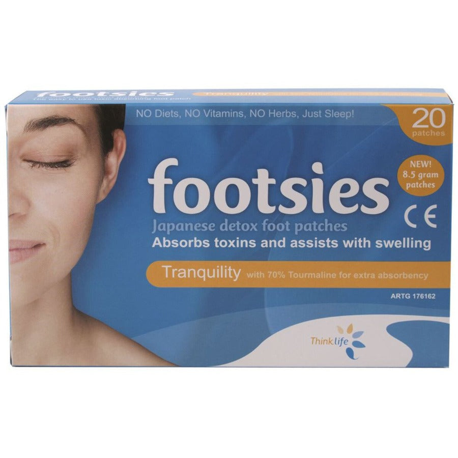 Thinklife Footsies Japanese Foot Patches Tranquility Patches x 20 Pack