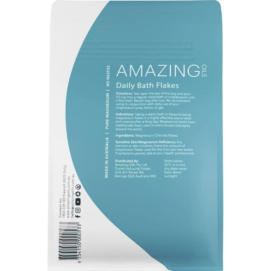 Amazing Oils Magnesium Daily Bath Flakes 800g