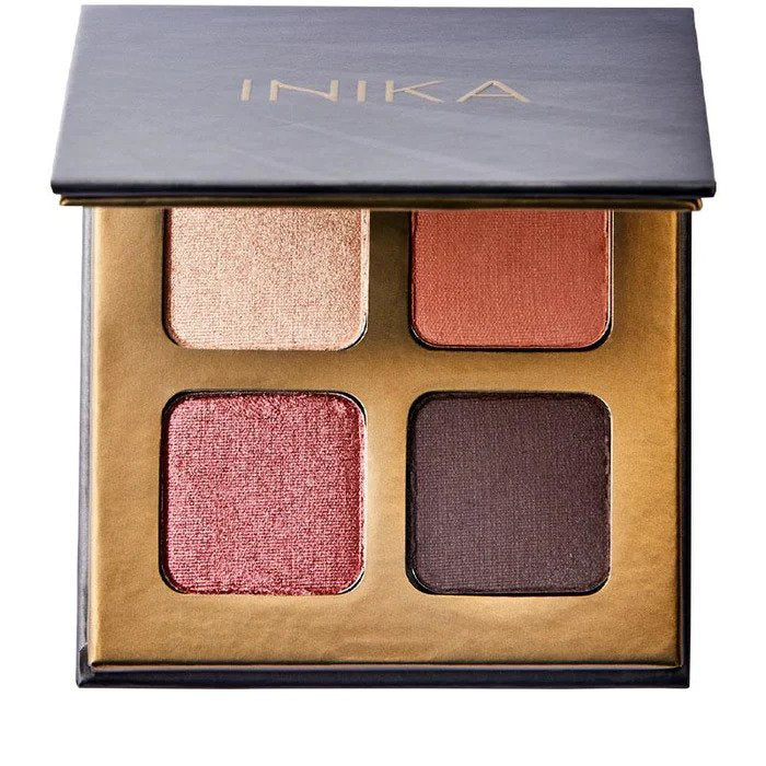 INIKA Organic Quad Eyeshadow Palette Flowers