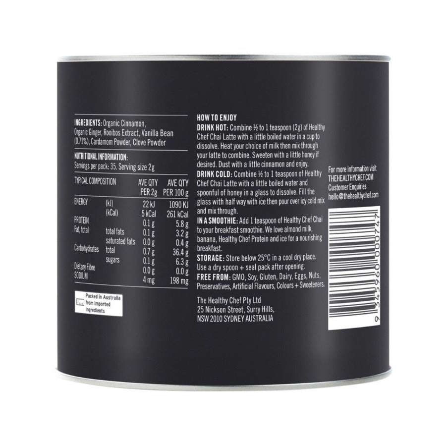The Healthy Chef Chai Latte Revitalize 70g