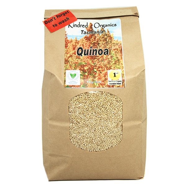 Kindred Organics Organic Australian White Quinoa 1KG