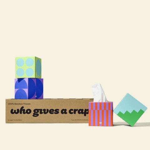 Who Gives A Crap Forest Friendly Tissues 12 Pack
