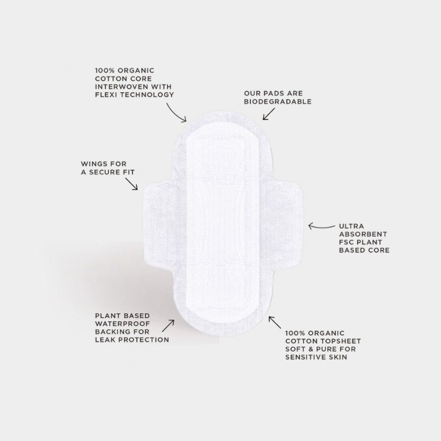 Tom Organic Super Pads 10 Pack