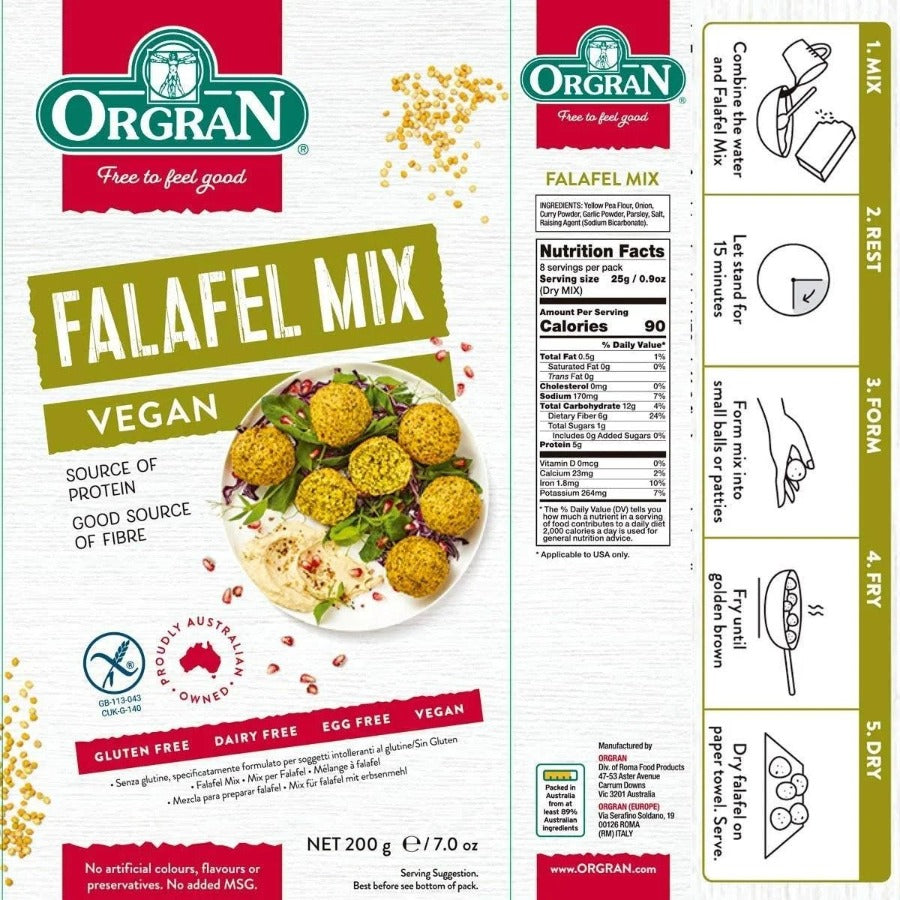 Orgran Falafel Mix 200g