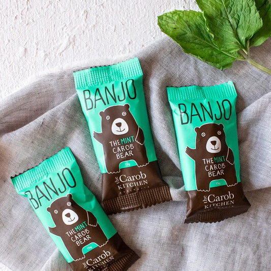 The Carob Kitchen Banjo Bear 15g Mint