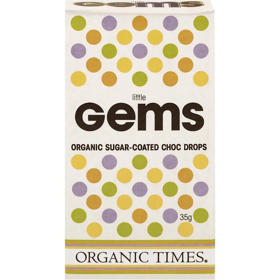 Organic Times Chocolate Little Gems 35g