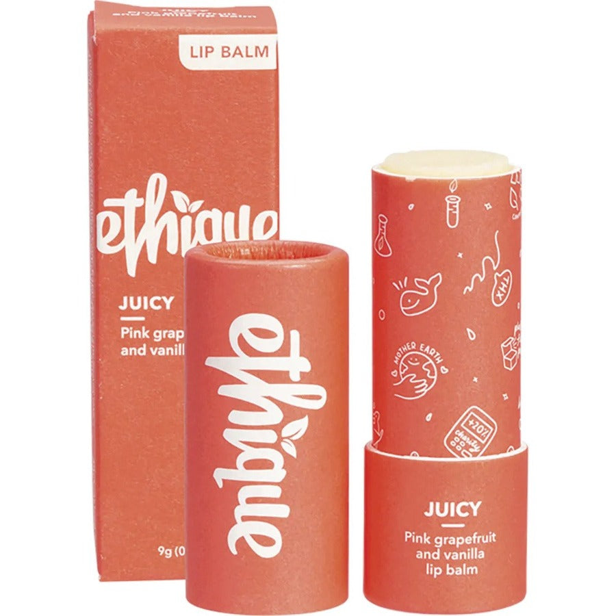 Ethique Lip Balm Juicy Pink Grapefruit 9g
