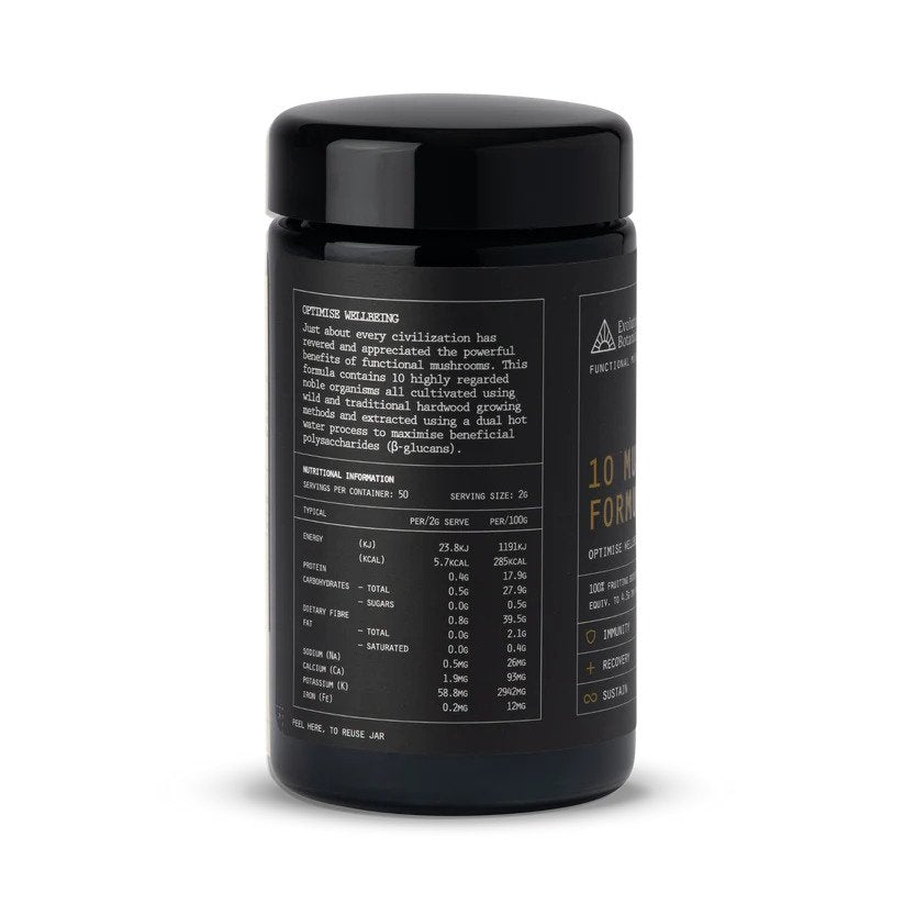Evolution Botanicals 10 Mushroom Formula 100g