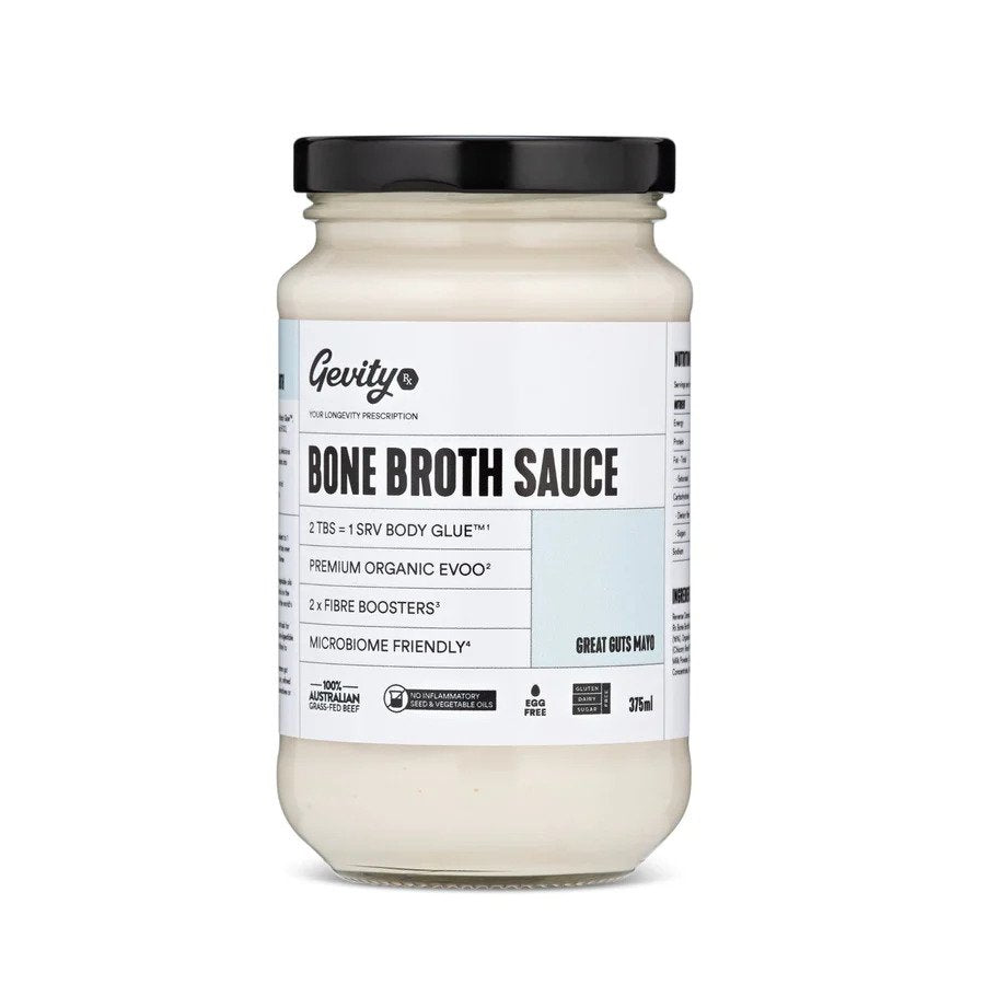 Gevity Rx Bone Broth Great Guts Mayo 375ml