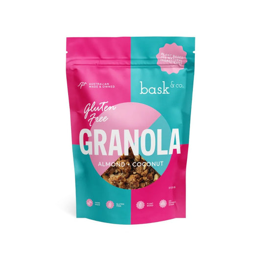 Bask & Co Granola Almond & Coconut 250g