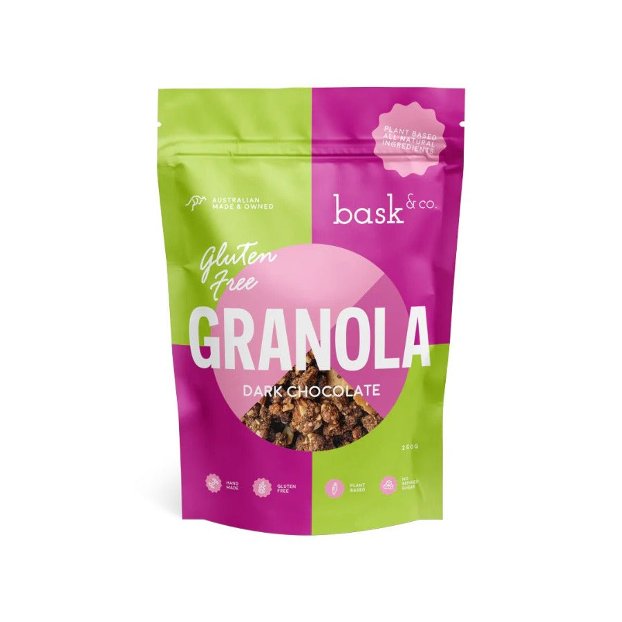 Bask & Co Granola Dark Chocolate 250g