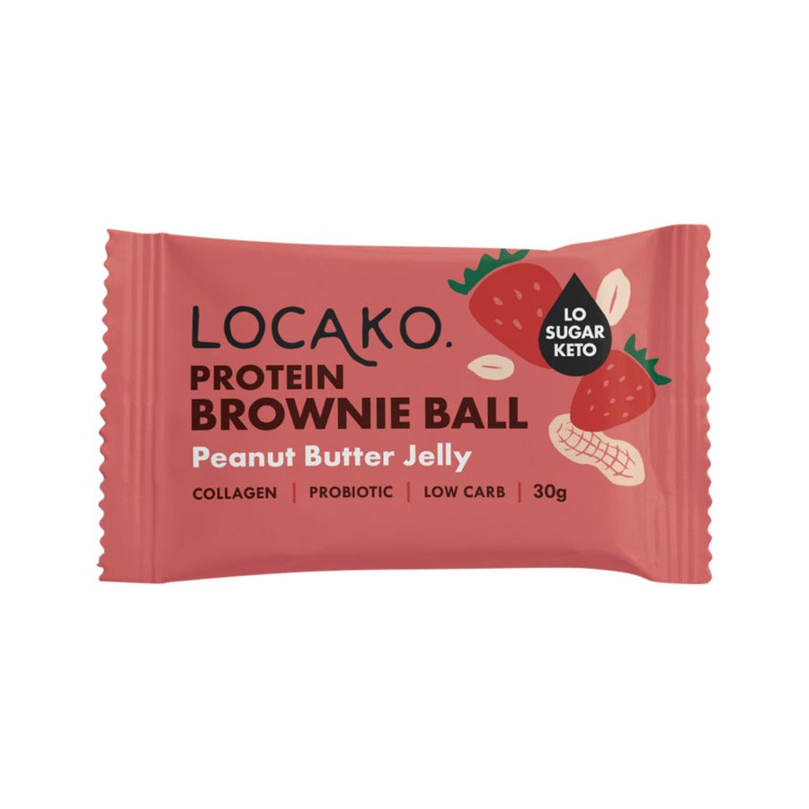 Locako Protein Brownie Ball Peanut Butter Jelly 30g